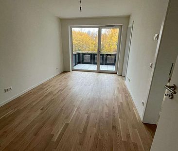 KfW 40-Neubau-Wohnung mit EBK, Balkon, Echtholzparkett, HWR, Fahrstuhl, Tiefgarage - Foto 5