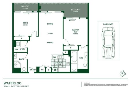 Stylish Two-Bedroom Apartment with Resort-Style Facilities - Photo 4