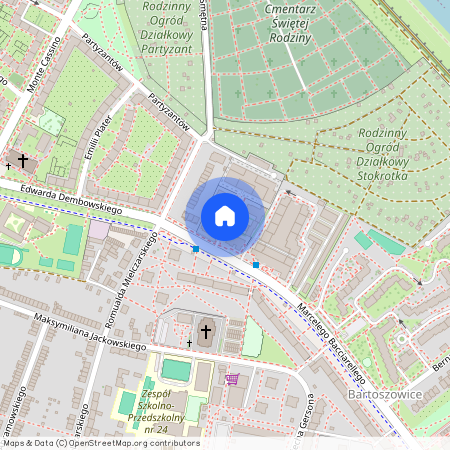 ul. Marcellego Bacciarellego, Bartoszowice, Śródmieście, Wrocław, dolnośląskie