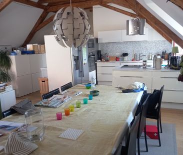 5.5 pièces dans les combles avec terrasse (centre d'Yverdon) - Photo 1