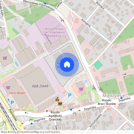 ul. Mieczysława Pożaryskiego, Międzylesie, Wawer, Warszawa, mazowieckie