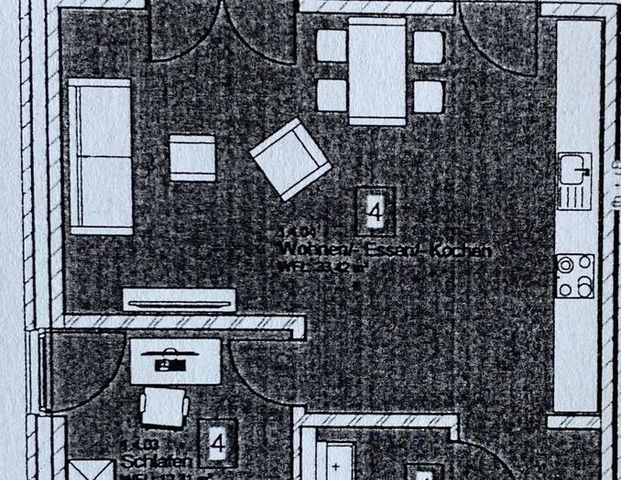 Zentrale 2-Zimmerwohnung (Erstbezug) in Wiedenbrück - Foto 1