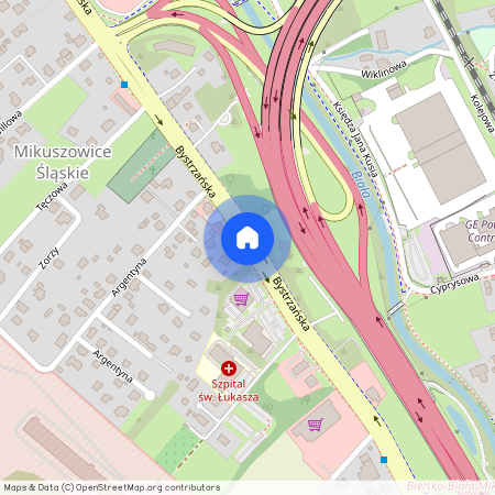 bystrzańska, Bielsko-Biała M., Bielsko-Biała, Mikuszowice Śląskie