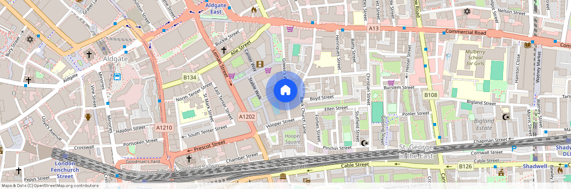 Gowers Walk, Aldgate, London, E1