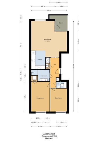 Te huur: Appartement Rozenstraat 133 in Haarlem - Foto 4