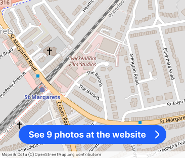 2 bedroom flat to rent in The Barons, St Margarets TW1 - Photo 1