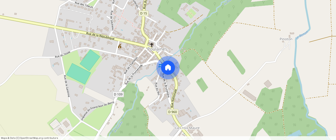 15 RUE NATIONALE, POULAINES, 36210 POULAINES