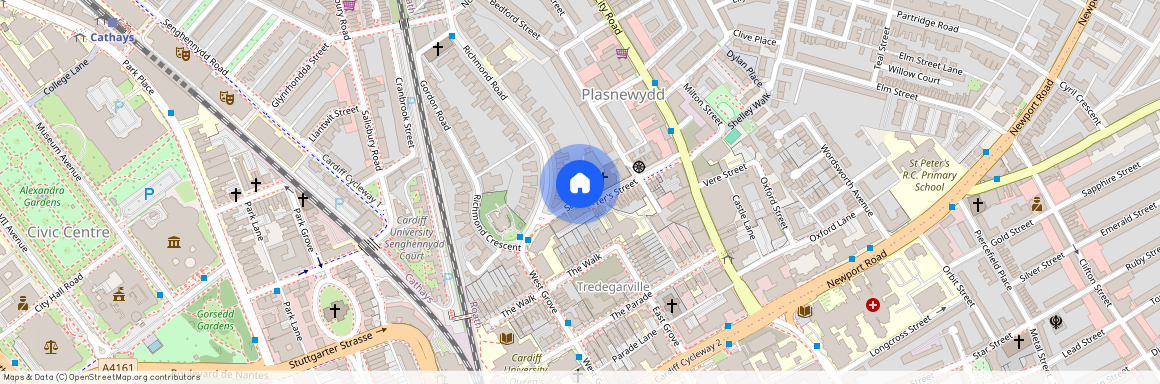 St. Peters Street, Cardiff, CF24