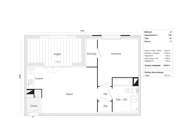 Location Appartement 2 pièces 45m² TOULOUSE 31400 - Photo 1