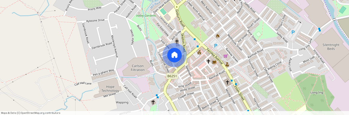 St. James Square, Barnoldswick, BB18