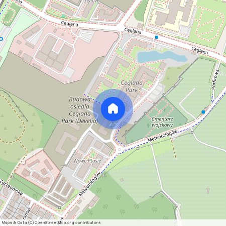 ul. Meteorologów, Brynów-Osiedle Zgrzebnioka, Katowice, śląskie