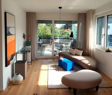 Neubau-Wohnung mit zwei Balkonen und Seesicht - Foto 1