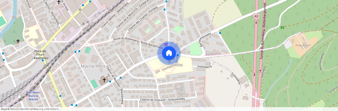 2504, Biel/Bienne, Route Du Büttenberg / Büttenbergstrasse, 64