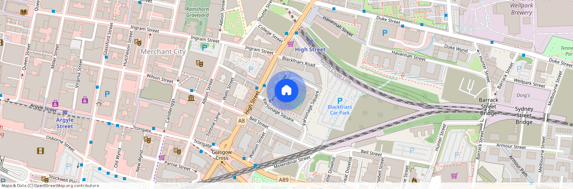 Parsonage Square, Glasgow, G4, Parsonage Square, Merchant City, Glasgow, G1