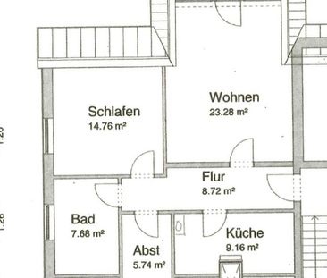 Sanierte 2-Zimmer-Wohnung mit Loggia in Bahnhofsnähe! - Photo 1