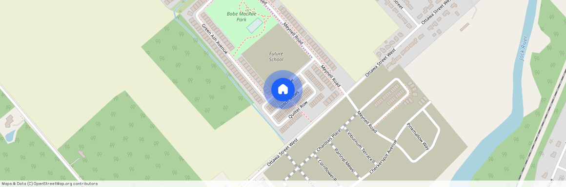 623 QUILTER ROW, Ottawa, Goulbourn Twp From Franktown Rd/South To Rideau