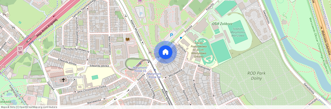 ul. Potocka, Stary Żoliborz, Żoliborz, Warszawa, mazowieckie