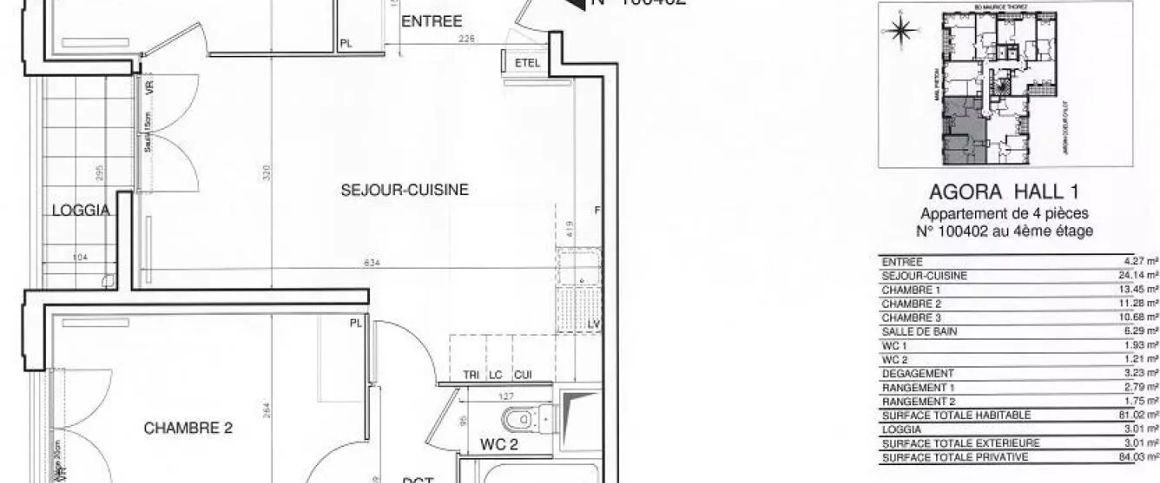 location Appartement T4 DE 81m² À BOBIGNY - Photo 1