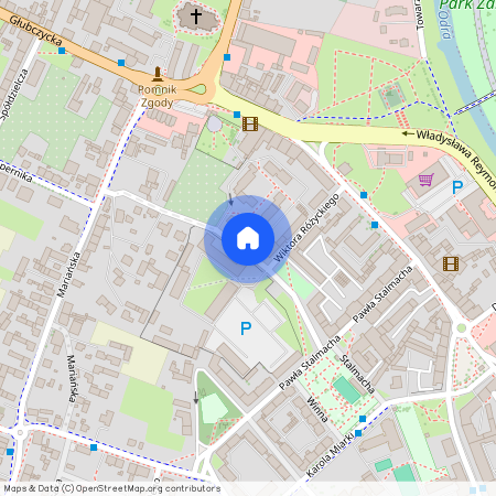 ul. gen. Jarosława Dąbrowskiego, Racibórz, raciborski, śląskie