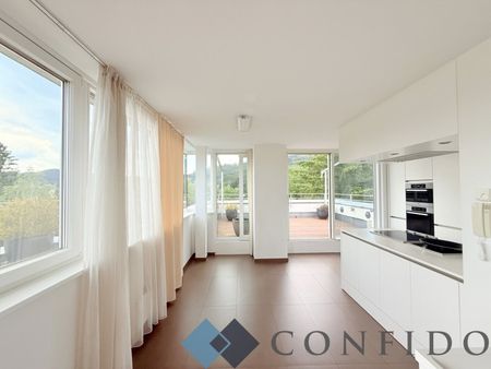 Exklusive Maisonette mit traumhaften Terrassen und unverbaubarem Grünblick in absoluter Ruhelage - Foto 5