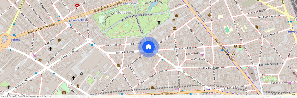 Rue de Monceau et Avenue Ruysdaël 75008 Paris (8e arrondissement)