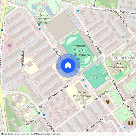 ul. Janusza Kusocińskiego, Mielec, mielecki, podkarpackie