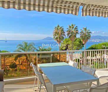 Cannes Croisette Cote d'Azur, appartement à louer, vue mer - Photo 1