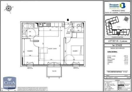 Location Appartement 3 pièces 57m² CORBEIL ESSONNES 91100 - Photo 2