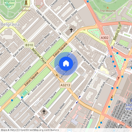 Eaton Square, Belgravia, London, SW1W