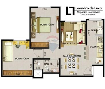 Apartamento para locação com 2 quartos no Condomínio Residencial da... - Foto 5