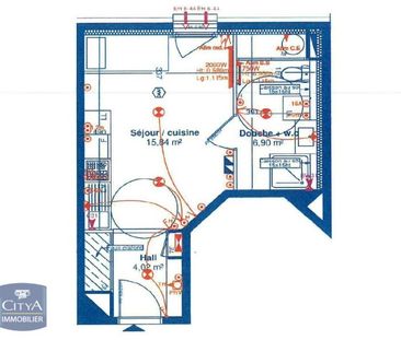 Location Appartement 1 pièce 26m² VILLEFRANCHE SUR SAONE 69400 - Photo 5