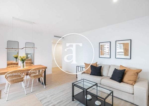Apartment for rent with 2 bedrooms, studio and terrace in Badalona