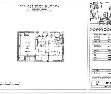 Location appartement 2 pièces 51.9 m² à Angers (49100) - Photo 3