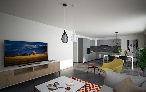 4.5 rooms on the ground floor with balcony and unobstructed view - Photo 1