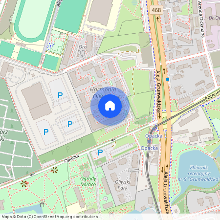 ul. Opacka, Oliwa, Gdańsk, pomorskie