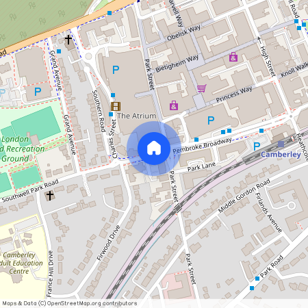 Pembroke Broadway, Camberley, GU15