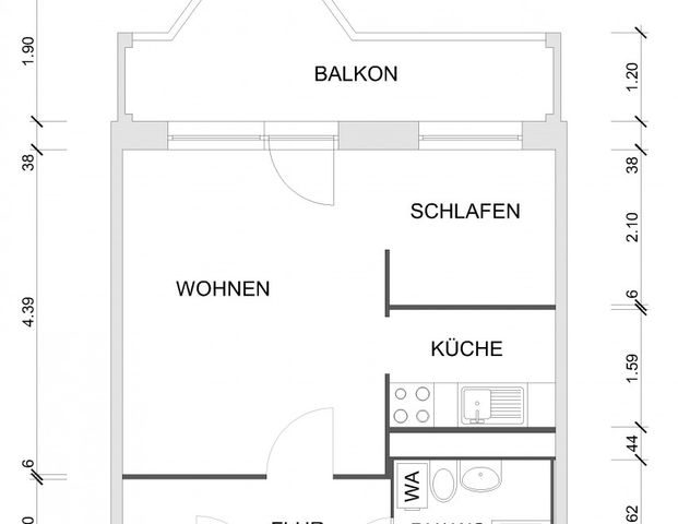 1-Raum-Whg. - klein und fein - Photo 1