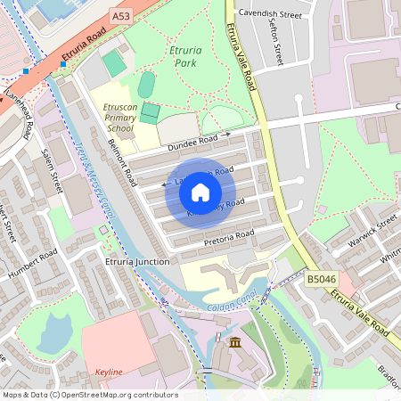 Kimberley Road; Etruria; ST1