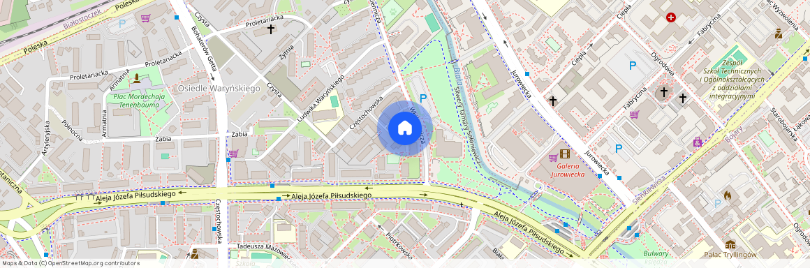 ul. Częstochowska, Centrum, Białystok, podlaskie