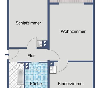 Balkonwohnung sucht Nachmieter! - Foto 1