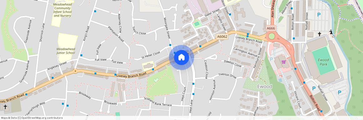 Livesey Branch Road, Blackburn, BB2
