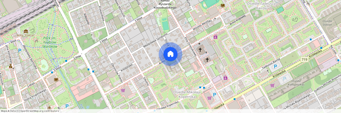 ul. Armii Krajowej, Grodzisk Mazowiecki, Grodzisk Mazowiecki, grodziski, mazowieckie