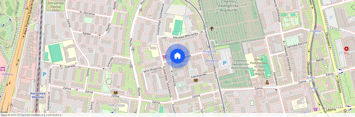 ul. Jana Długosza, Młynów, Wola, Warszawa, mazowieckie