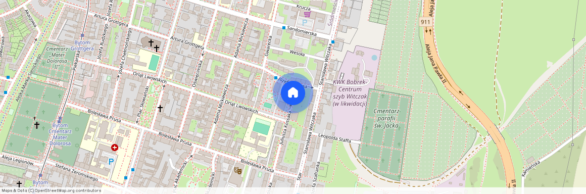 pl. Wojska Polskiego, Śródmieście, Bytom, śląskie