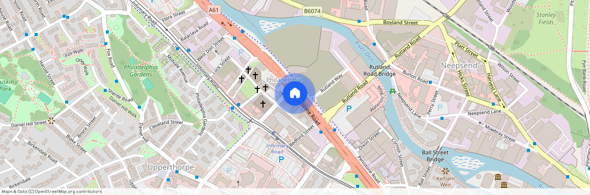 Cross Bedford Street, Philadelphia House, S6 3BS, Sheffield