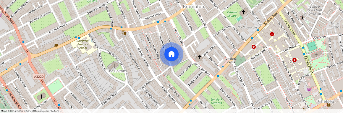 Roland Gardens, SW7, London