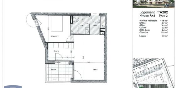 Location Appartement 2 pièces 45m² AVIGNON 84000 - Photo 3