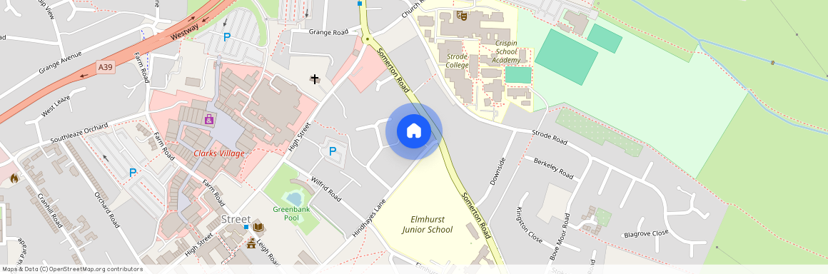 Hindhayes Lane, Street