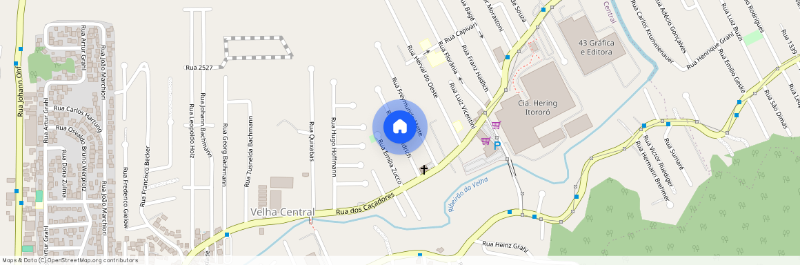 Rua Otto Heidrich, Velha Central, Blumenau - SC, 89040-220, Brazil