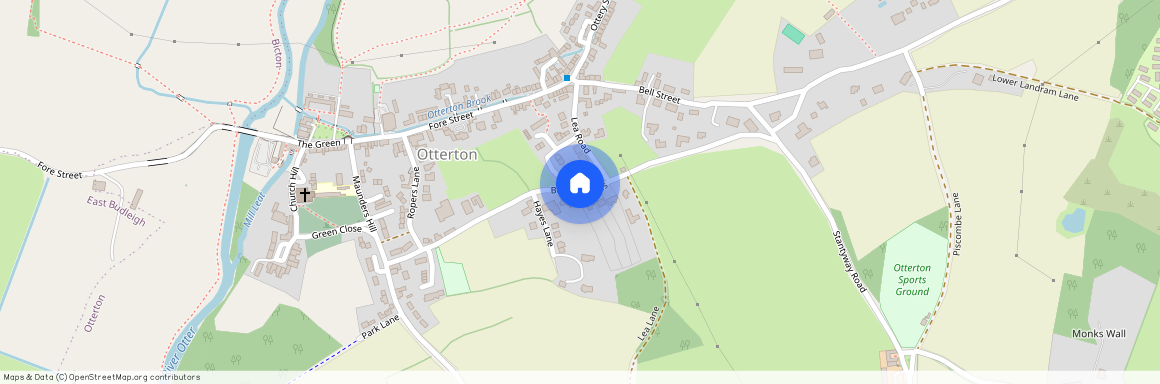 Behind Hayes, Otterton, EX9, Devon